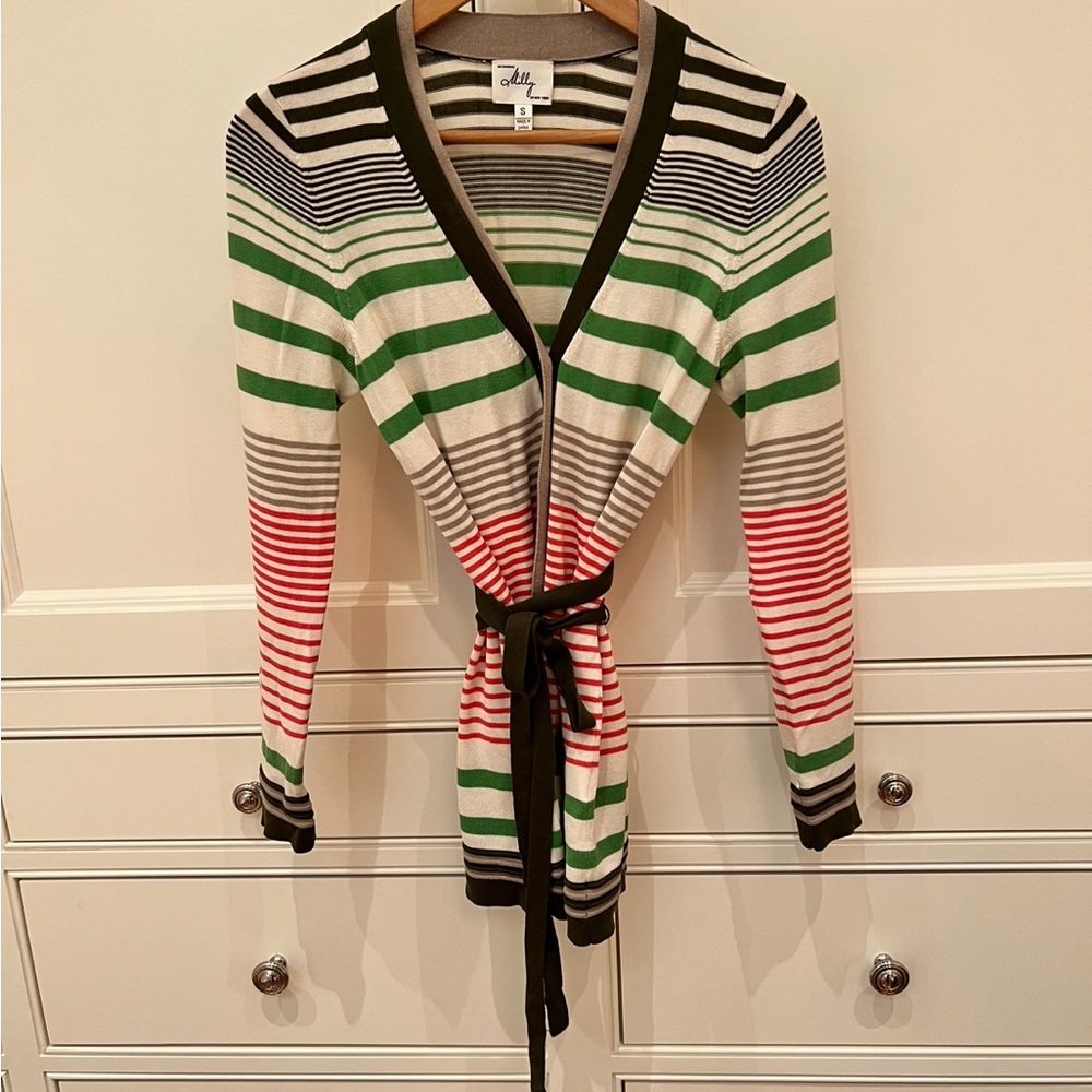 Milly of New York belted cardigan.